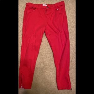 Red pants